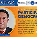 Conferencia virtual: Retos Actuales de la Participación Democrática