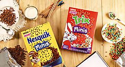 Nestl lanza los nuevos Nesquik Minis y Trix Minis: Diversin y sabor en cada bocado