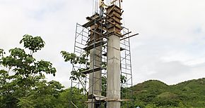 Puente sobre ro Tabasar en Veraguas avanza en un 36