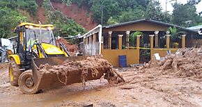 Se trabaja para reparar daos causados por las lluvias en Arraijn