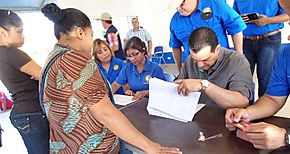 Trabajadores agrcolas y bananeros bocatoreos reciben bono alimentario de productividad