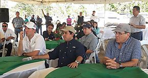 Reunin con porcinocultores en la provincia de Herrera