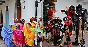 Portobelo  celebro el Cuarto Festival de la Pollera Congo