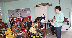 Dictan taller de gnero equidad e inclusin a grupos de mujeres en Guana Yala 