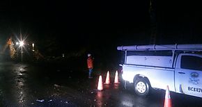 Se despeja derrumbe en carretera hacia Gualaca y Punta Pea