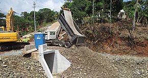 Concluye construccin de puente vehicular en La Alameda de Burunga