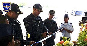 Director General Aeronaval inauguro instalaciones de la Estacin Area de Santiago