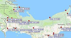 Se esperan ms lluvias en Veraguas y Chiriqu