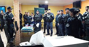 V aniversario del GAR en Zona policial de Coln