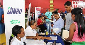 61 de los buscadores de empleo en Coln fueron jvenes entre 18 y 29 aos