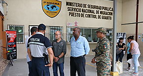 Him se reúne con autoridades locales de isla Colón Bocas del Toro Him se reúne con autoridades locales de isla Colón Bocas del Toro