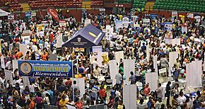 Feria de empleo en la provincia de Herrera