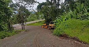 Avanza en un 80 por ciento camino de produccin Loma Azul en la provincia de Bocas del Toro