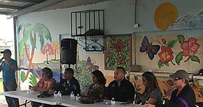 Policía Nacional realiza conversatorio con residentes en Juan Díaz