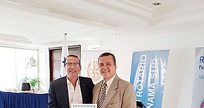 Club Rotario Panam sur  conferencia Leo Heileman