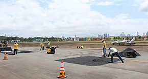 Culminan trabajos en el aeropuerto de Albrook  