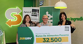 Subway Panam recauda 32500 platos de comida a beneficio del Banco de Alimentos Panam