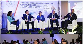 Foro empresarial Desafos y Retos del Comercio Internacional Oportunidades para la Zona Libre de Coln