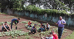 Estudiantes del IPHE Panam Oeste aprenden tcnicas de granjas ecolgicas