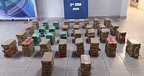 Una tonelada de droga incautada en Coln en 48 horas