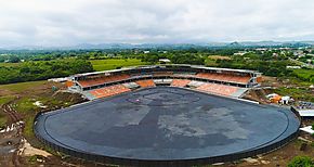 Estadio Flaco Bala Hernndez en un 73 de avance