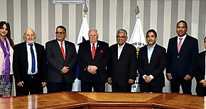 Alcalda de Panam recibe la visita del presidente de ODECABE