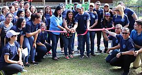 Inauguran parque infantil en el CEFERE