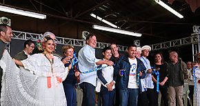 Presidente Varela inaugura Feria de Boquete con gran presencia de peregrinos 