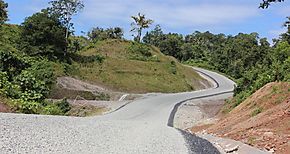 Carretera El Guabal  Ro Luis  Calovbora impulsar el turismo en Santa Fe de Veraguas