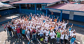 Cervecera Nacional y sus voluntarios se unen a la celebracion del dia de las Buenas Acciones