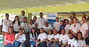 Global Bank y sus voluntarios celebraron el da de las buenas acciones