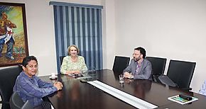 Doctor Hctor Cancela visita la Unachi en el marco de la celebracin del congreso de informtica