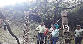  MOP realiza gira de inspeccin en el puente zarzo sobre el ro Escarrea en Bugaba