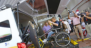  Personas con discapacidad y familias cuentan con bus Ruta Accesible a Senadis