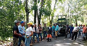 Evalan condiciones de vas a la altura de Pavn corregimiento de Bren provincia de Chiriqu