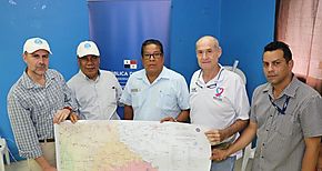 Tommy Guardia entrega datos cartogrficos para simulacro de alerta por tsunami