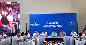 Viceministro de Ambiente participa en el tercer Gabinete Agropecuario