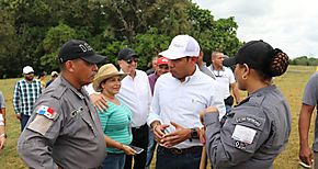 Ministro Romero visita dependencias del Mingob en Veraguas 