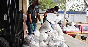 Gobierno Nacional distribuye 13000 bolsas de comida en Herrera