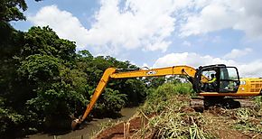 MOP en Arraijn ejecuta varios frentes de trabajos para disminuir inundaciones