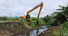 MOP realiza dragado en diversos puntos de la provincia de Coln