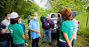 Alcalda de Panam y Marea Verde inspeccionan terreno para reubicar BoB