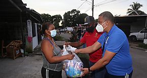 Alcalda atiende a 54 familias afectadas por las lluvias en Puente del Rey Panam Viejo