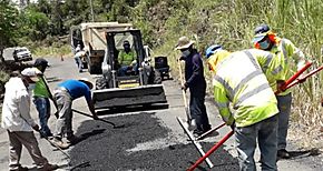 Intensifican labores de bacheo en la provincia de Chiriqu