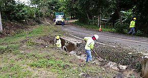 Inspeccionan proyectos en etapa de mantenimiento en la provincia de Los Santos