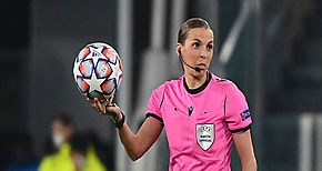 Francesa Stphanie Frappart primera mujer en arbitrar en Champions