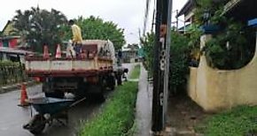 Ejecutan jornada de limpieza de cunetas en Isla Coln Bocas del Toro 