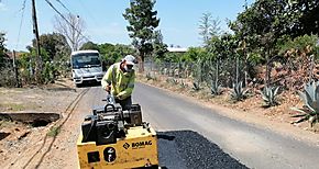 Contina rehabilitacin de vas en el corregimiento de San Jos en Los Santos