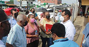 Autoridades del MOP atienden a moradores de los corregimientos de Herrera y La Represa