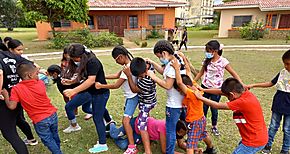 200 nios nias y adolescentes de Aldeas Infantiles SOS participan en programa de Scotiabank y Fundacin Bara